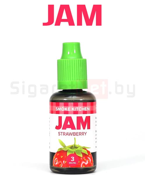 Жидкости SK JAM SIMPLE Strawberry (Клубника) (30 мл 3 мг)