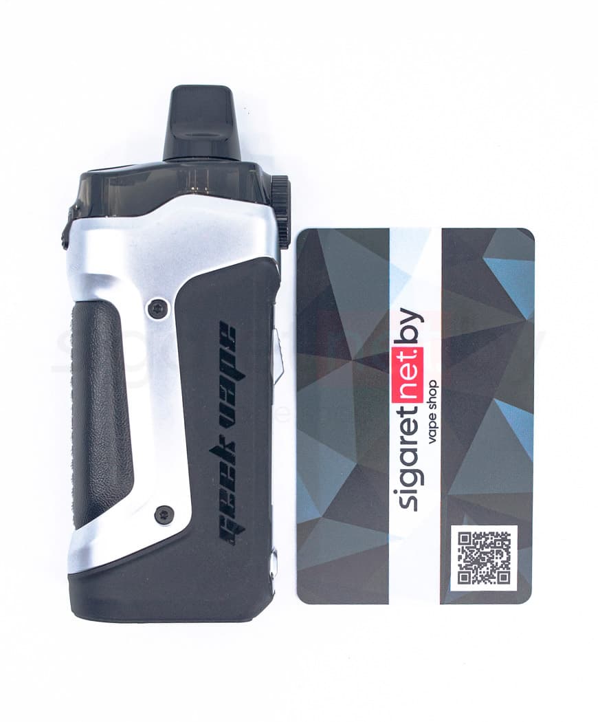 Стартовый комплект Geekvape Aegis Boost Plus 40W Pod  - 5.5 мл. ( Черно - Серебристый ) Classic Silver