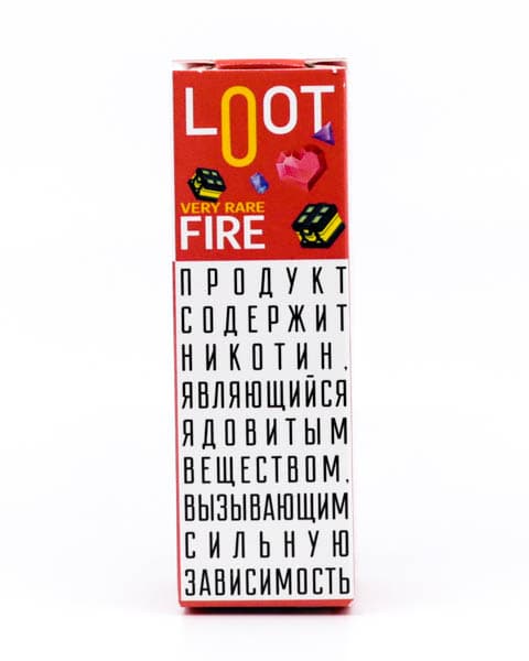 Жидкость Loot SALT - Very Rare Fire 10 мл ( 15 ± 3 мг ) ( Тропический Микс )