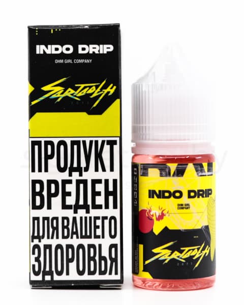 Жидкость INDO DRIP SALT - Sor Tooth 30 мл ( 17 ± 3 мг ) ( Черная Смородина с Малиной )