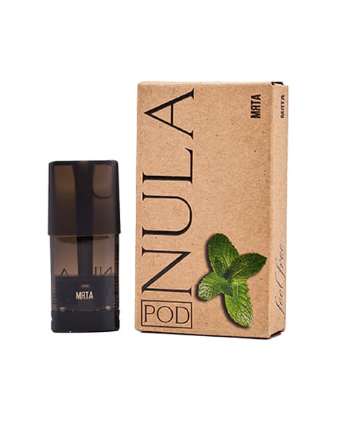 Одноразовый картридж с жидкостью для электронных систем курения Nula POD - Мята ( 1.8 мл. 0 мг )