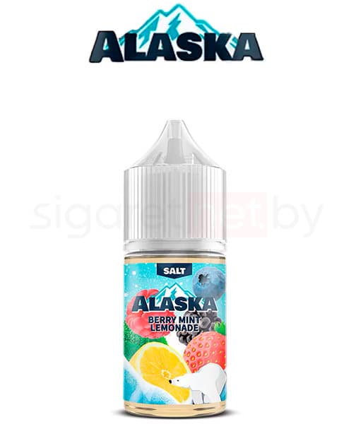 Жидкость Alaska SALT - Berry Mint Lemonade ( Холодный Ягодно Мятный Лимонад ) 30 мл ( 20 мг ) STRONG
