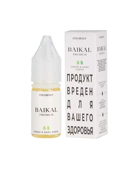Жидкость BAIKAL - Green Dark Green 10 мл ( 17 ± 3 мг ) ( Яблоко Киви )