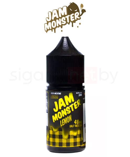 Жидкость Jam Monster SALT - Lemon ( Теплый Тост с Маслом и Лимонным Джемом ) 30 мл ( 20 мг )