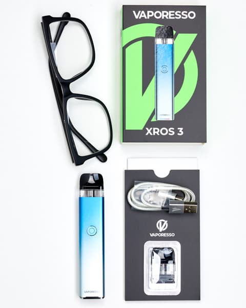 Вейп Vaporesso XROS 3 Pod 1000 mAh - 2 мл. ( Голубой ) Sky Blue