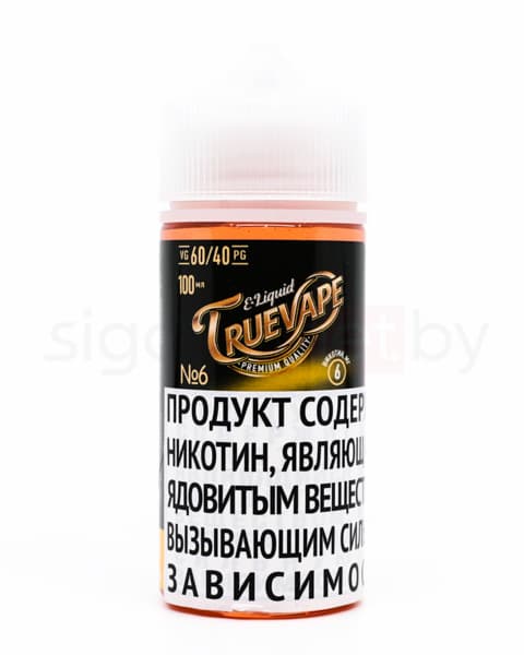 Жидкость INTRUE Lab TRUEVAPE №6 100 мл ( 6 мг ) ( Лимонный Десерт )