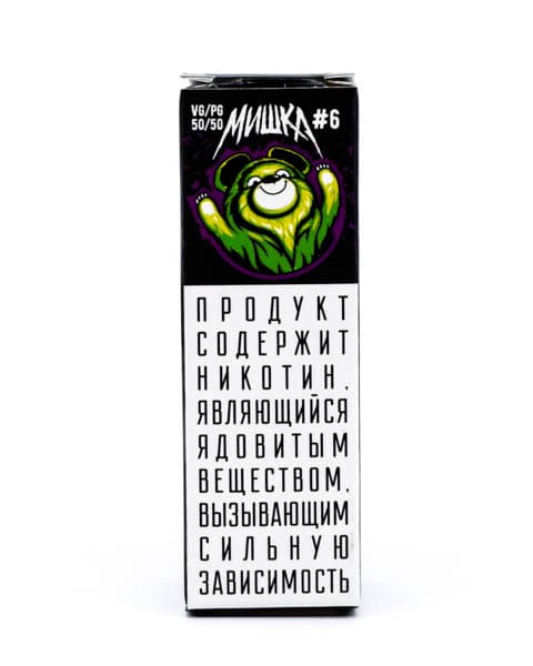 Жидкость МИШКА #6 10 мл ( 17 ± 3 мг ) ( Яблоко Энергетик )