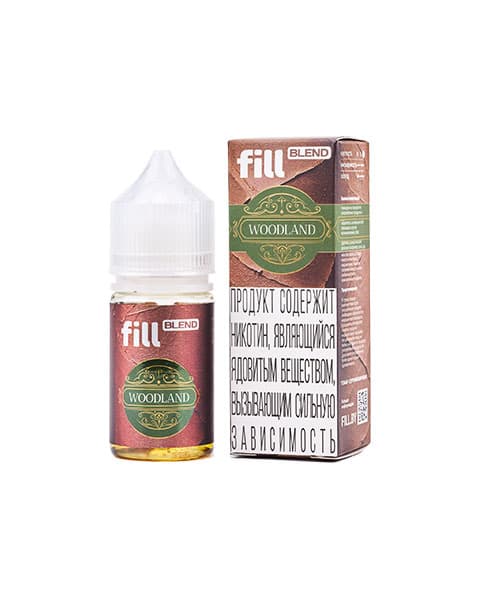 Жидкость fill BLEND - Woodland ( Ореховый Табак ) 25 мл ( 17 ± 3 мг )