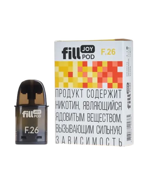 Заправленный картридж fill JOY POD - Ананас Арбуз ( F26 ) ( 2 мл. Крепость 17 ± 3 мг )