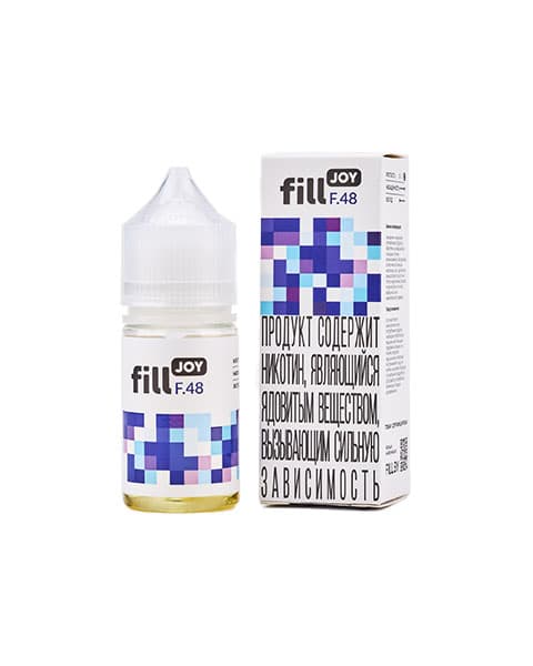 Жидкость fill JOY Классик - Ледяная Черника ( F48 ) 25 мл ( 6 ± 1 мг )