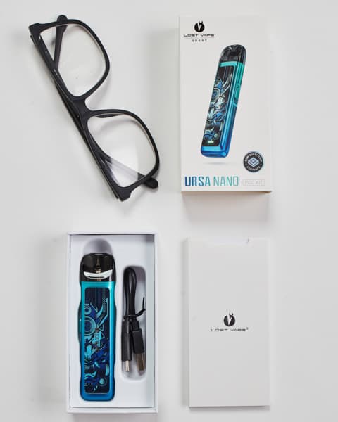 Стартовый комплект Lost Vape Ursa Nano Pod 800 mAh - 2.5 мл. ( Бирюзовый с Рисунком ) Phanton City