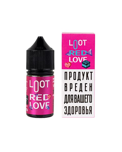Клубника – Жидкость Loot SALT Red Love 25 мл ( 15 ± 3 мг )