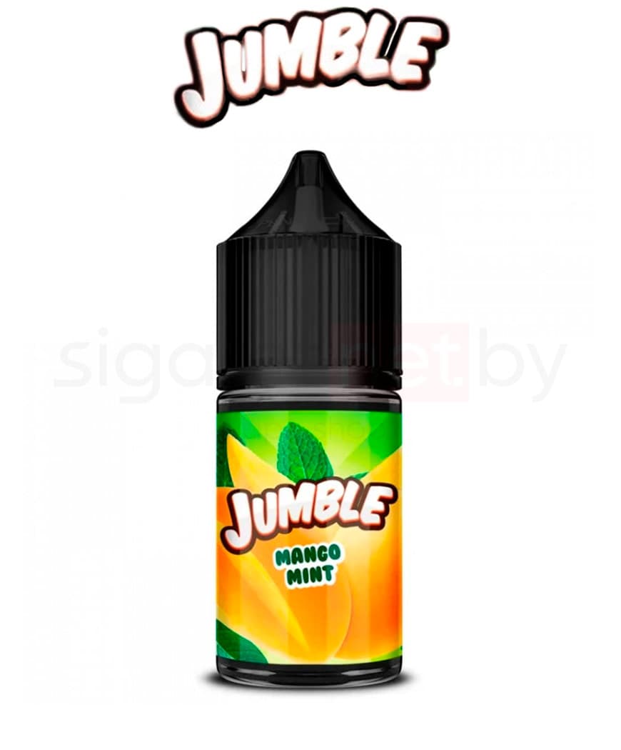 Жидкость Jumble SALT - Mango Mint ( Терпкая Мякоть Манго в Сочетании с Мятой ) 30 мл ( 20 мг )