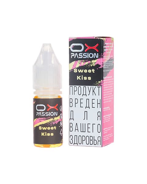 Жидкость OX Passion - Sweet Kiss 10 мл ( 17 ± 3 мг ) ( Клубника Дыня )