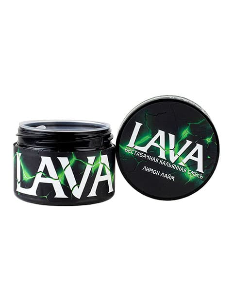 Бестабачная кальянная смесь LAVA - Лимон Лайм 50 гр. ( MEDIUM )