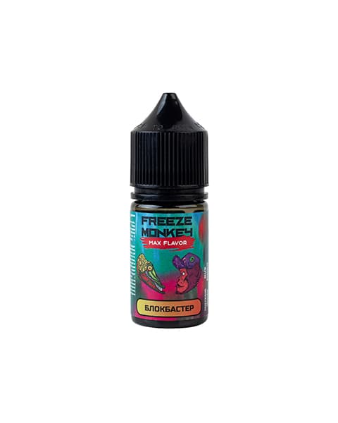 Ягоды с Мятой – Жидкость Freeze Monkey MAX FLAVOR SALT Блокбастер 25 мл ( 15 ± 3 мг )