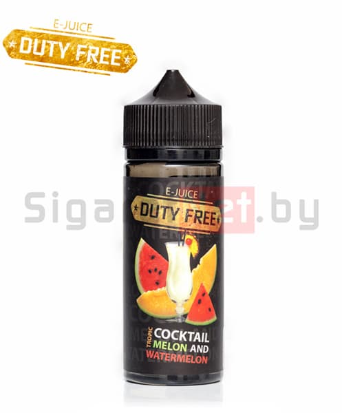 Duty Free Black - Tropic Coctail Melon & Watermelon, (3 мг), 120 мл