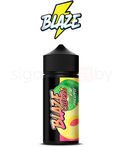 Жидкость BLAZE SWEET&SOUR - Sweet Kiwi Pineapple ( Сочные и Терпкие Киви и Ананас ) 100 мл ( 3 мг )
