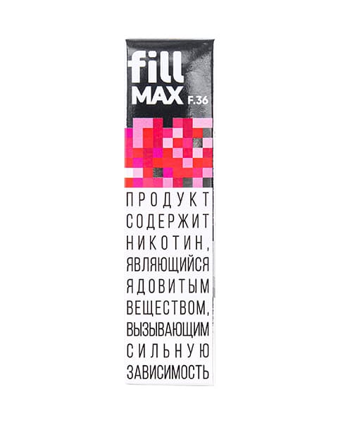 Клубника Малина Вишня – Одноразка fill MAX 550 mAh ( F36 ) ( 2 мл. Крепость 17 ± 3 мг\ мл )