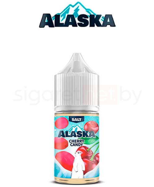 Жидкость Alaska SALT - Cherry Candy ( Леденящий Вишнево Ментоловый Леденец ) 30 мл ( 20 мг ) STRONG