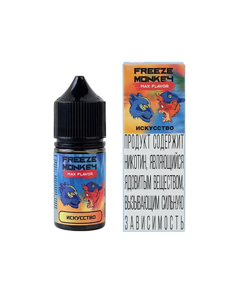 Персик – Жидкость Freeze Monkey MAX FLAVOR SALT Искусство 25 мл ( 15 ± 3 мг )