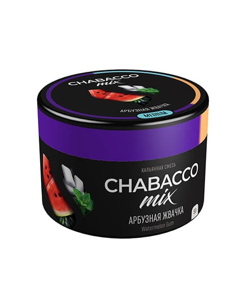 Бестабачная смесь для кальянов Chabacco Mix Watermelon Gum ( Арбузная Жвачка ) 50 гр. ( MEDIUM )