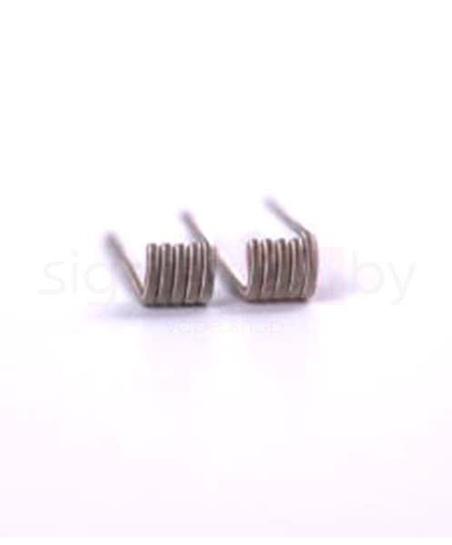 Спирали ( #177 ) Fused Clapton D=2,5 mm 5 витков R ~ 0,9 Om (2*0,2 Ni80 + 0,08 Ni80) - 2 шт