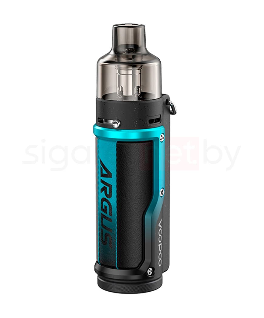 Стартовый комплект VOOPOO Argus 40W Pod - 1500 mAh - 4.5 мл. ( Черно - Синий ) Litchi Leather & Blue