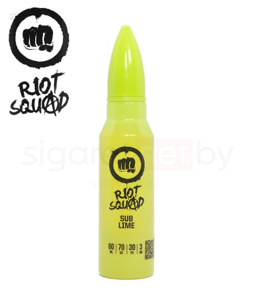 Жидкость RIOT SQUAD SUB-LIME ( Кисло сладкий лимон и лайм ) 60 мл (3)