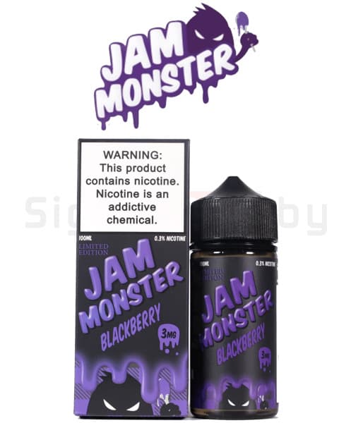 Жидкость Monster - Jam - Blackberry ( Теплый тост с маслом и ежевичным джемом ) 100мл ( 3 )