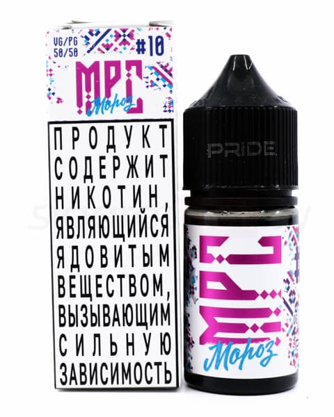 Жидкость МРС Мороз #10 30 мл ( 17 ± 3 мг ) ( Лесные Ягоды )