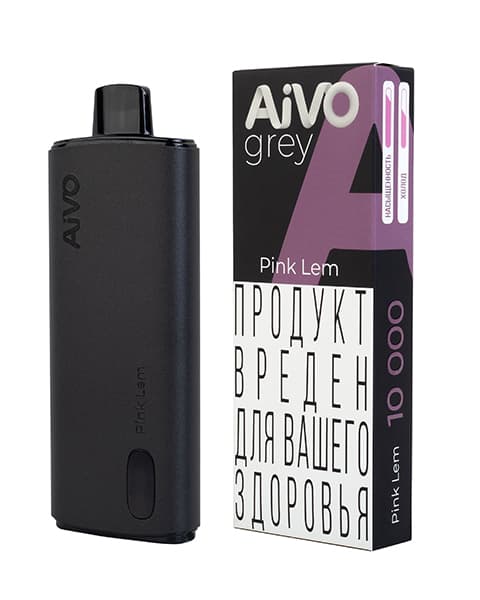 Кислый Розовый Лимон – Одноразка AiVO grey (Pink Lem) ( 10 мл. Крепость 17 ± 3 мг\ мл )