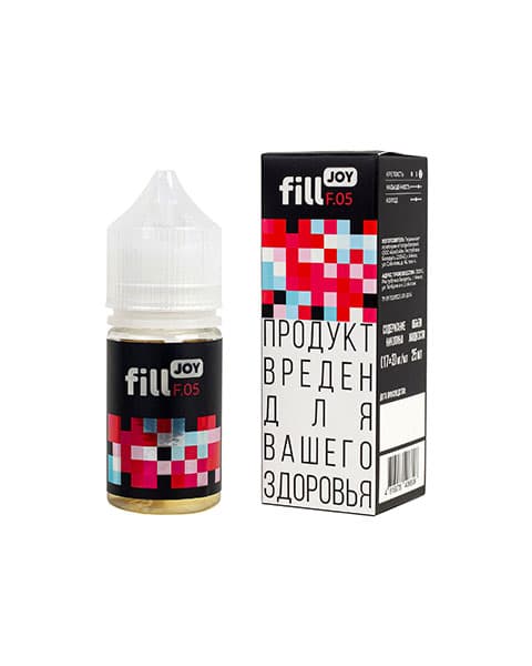 Жидкость fill JOY - Ледяная Вишня ( F05 ) 25 мл ( 17 ± 3 мг )