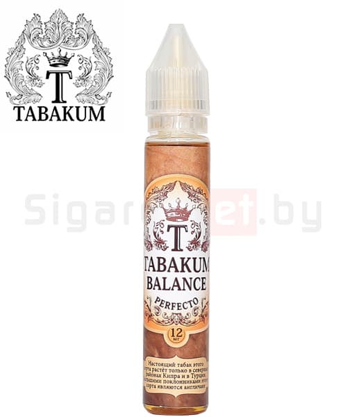 Готовая жидкость ElMerck Tabakum 30 мл Perfecto 12 мг