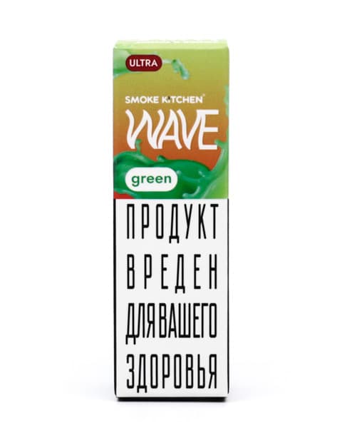 Жидкость SK WAVE SALT - Green 10 мл ( 17 ± 3 мг ULTRA ) ( Мармелад из Кислого Яблока )