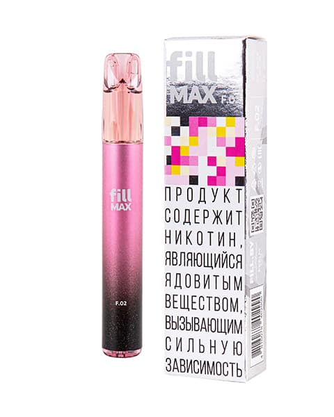 Одноразка fill MAX - 550 mAh - Розовый Лимон ( F02 ) ( 2 мл. Крепость 17 ± 3 мг\ мл )