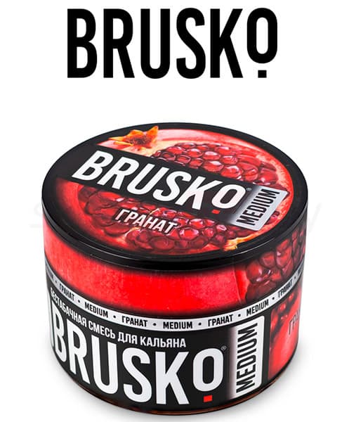 Бестабачная смесь для кальянов BRUSKO ( Гранат ) 50 г ( MEDIUM )