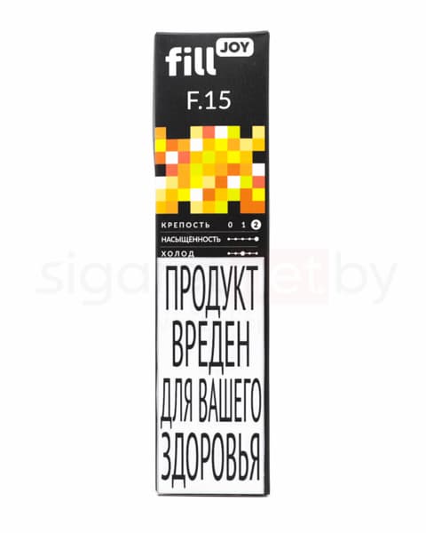 Электронная система курения ( одноразовая ) fill JOY 500 - 400 mAh - Персик Манго ( F15 ) ( 2 мл. Крепость 17 ± 3 мг\ мл )