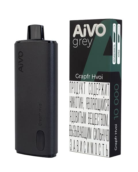Грейпфрут Хвоя – Одноразка AiVO grey (Grapfr Hvoi) ( 10 мл. Крепость 17 ± 3 мг\ мл )