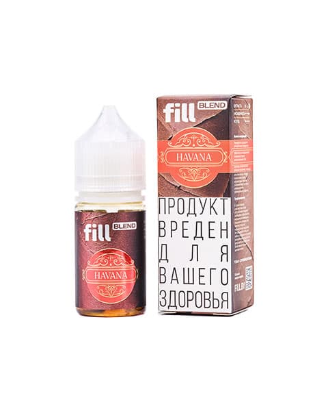 Жидкость fill BLEND - Havana ( Кубинская Сигара ) 25 мл ( 17 ± 3 мг )