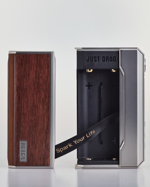 Мод VOOPOO DRAG 4 177W TC Mod ( Серебристо - Коричневый ) Pale Gold Walnut