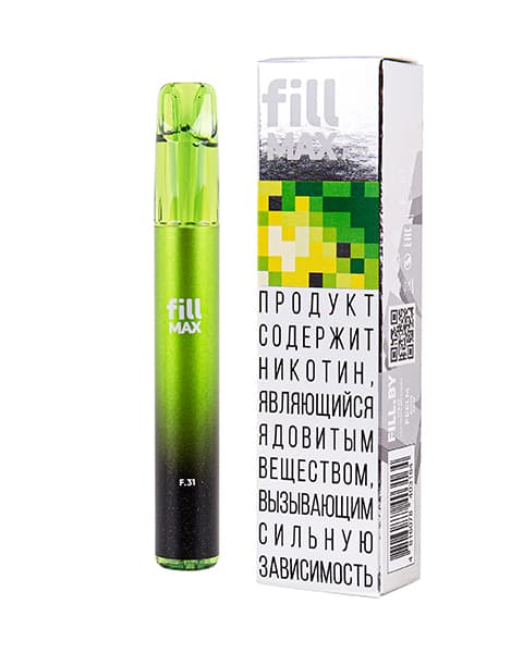 Одноразка fill MAX - 550 mAh - Яблоко Лимон ( F31 ) ( 2 мл. Крепость 17 ± 3 мг\ мл )