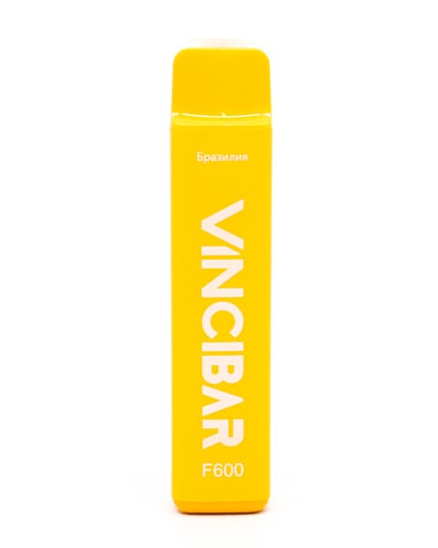 Электронная система курения ( одноразовая ) Vinci Bar F600 - 400 mAh - Ананас Манго ( Бразилия ) ( 2 мл. Крепость 17 ± 3 мг\ мл )