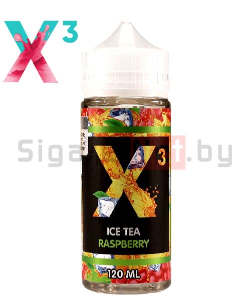 X-3 Ice Tea - Raspberry, 120 мл (3 мг)