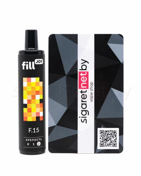 Электронная система курения ( одноразовая ) fill JOY 500 - 400 mAh - Персик Манго ( F15 ) ( 2 мл. Крепость 17 ± 3 мг\ мл )