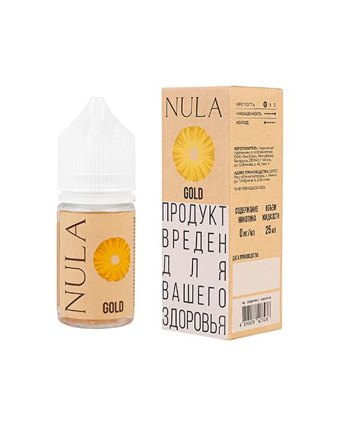Жидкость NULA - Gold ( Кислый Ананас ) 25 мл ( 0 мг ) РБ
