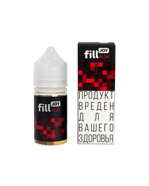 Жидкость fill JOY - Кофе с Вишней ( N34 ) 25 мл ( 17 ± 3 мг )