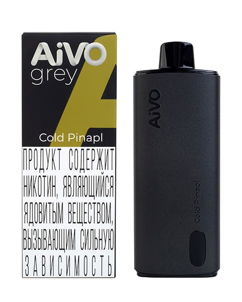 Ледяной Ананас – Одноразка AiVO grey (Cold Pinapl) ( 10 мл. Крепость 17 ± 3 мг\ мл )