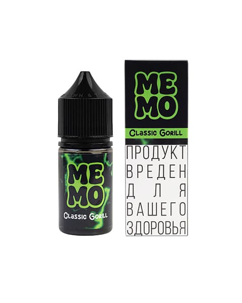 Энергетик – Жидкость MEMO Classic Gorill 25 мл ( 17 ± 3 мг )