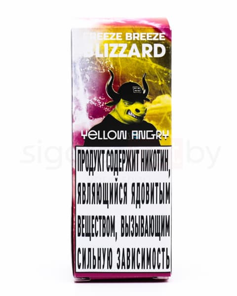 Жидкость Freeze Breeze Blizzard SALT - Yellow Angry 30 мл ( 15 ± 3 мг ) ( Мармелад )